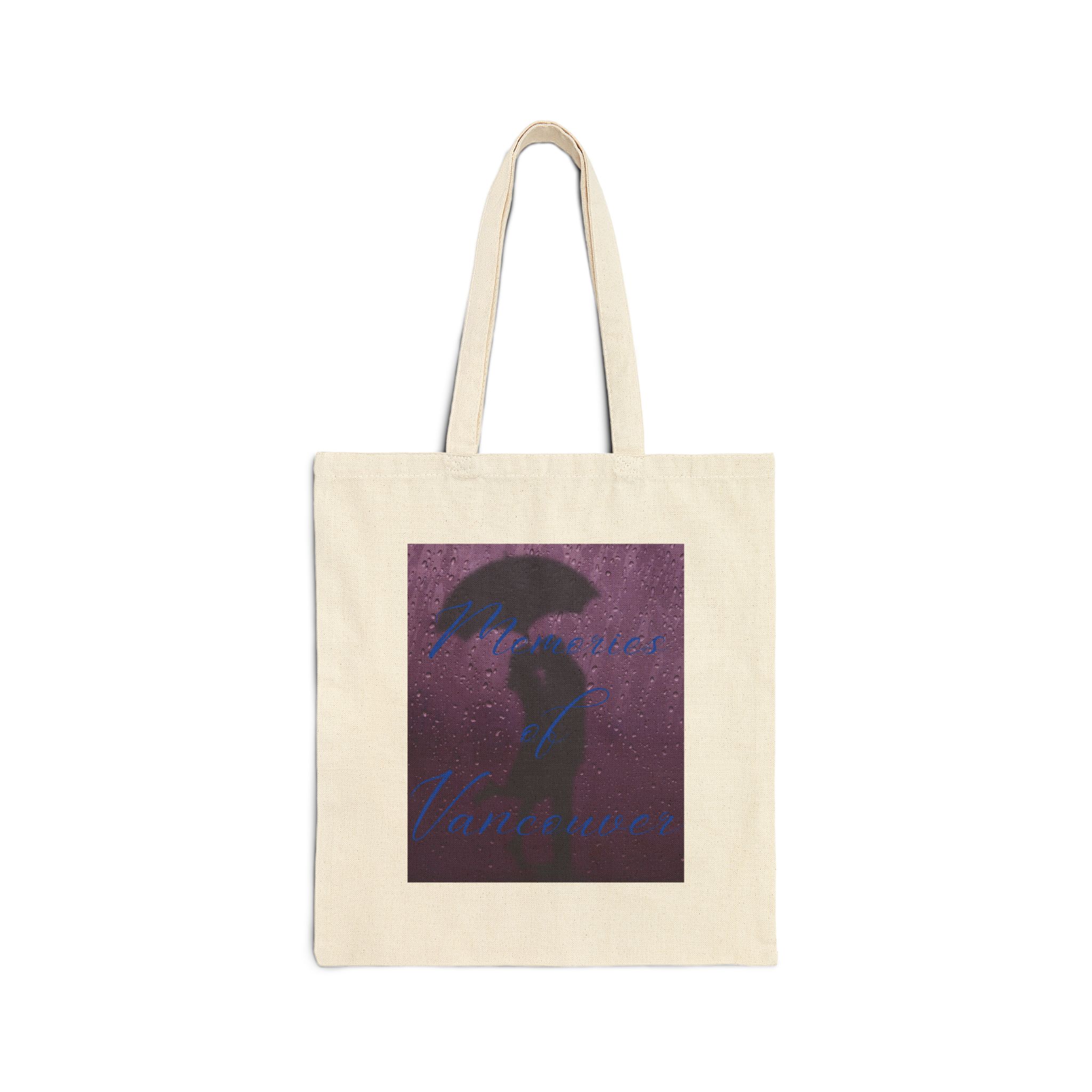 Mystery in the Rain Cotton Canvas Tote Bag - Perfect for Shopping, Travel, Book Lovers, Gifts, and Eco-Friendly Lifestyle - Image 2