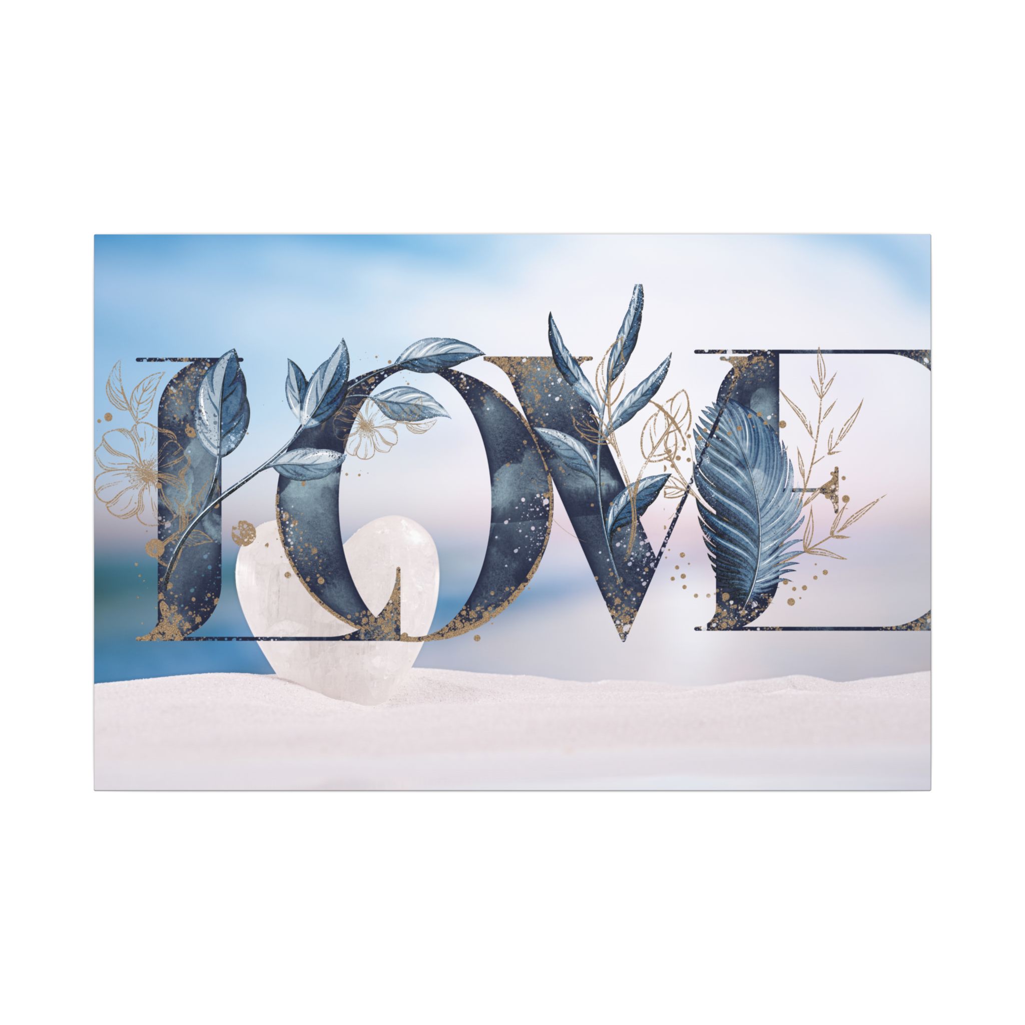 Love Canvas Art Print, Wall Decor, Home Decoration, Wedding Gift, Romantic Art, Inspirational Wall Art, Nature-Inspired Design - Image 2