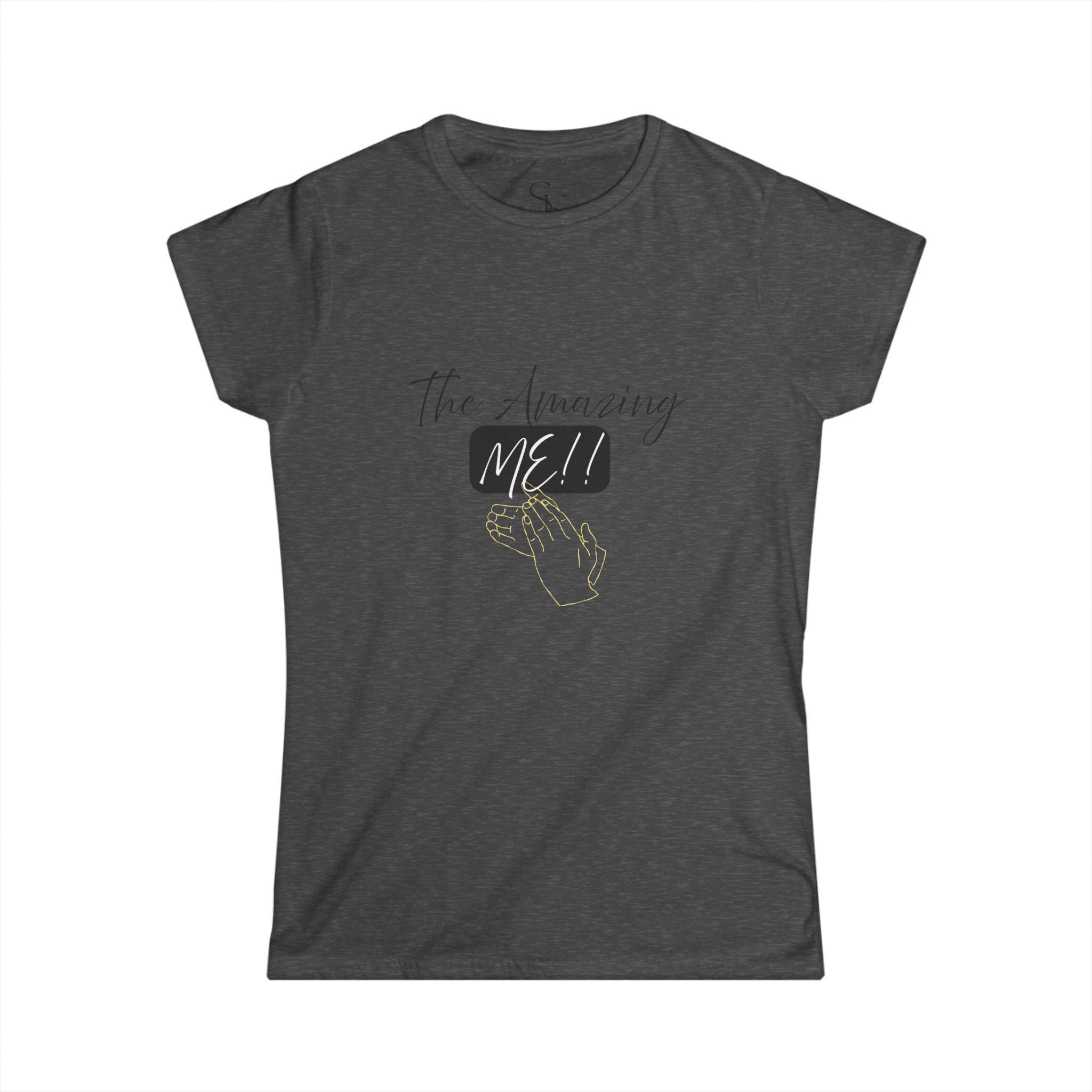 The Amazing Me! Women's Softstyle Tee | Inspirational Shirt, Gift for Her, Casual Wear, Motivational Tee, Gift for Women, T-Shirt - Image 6