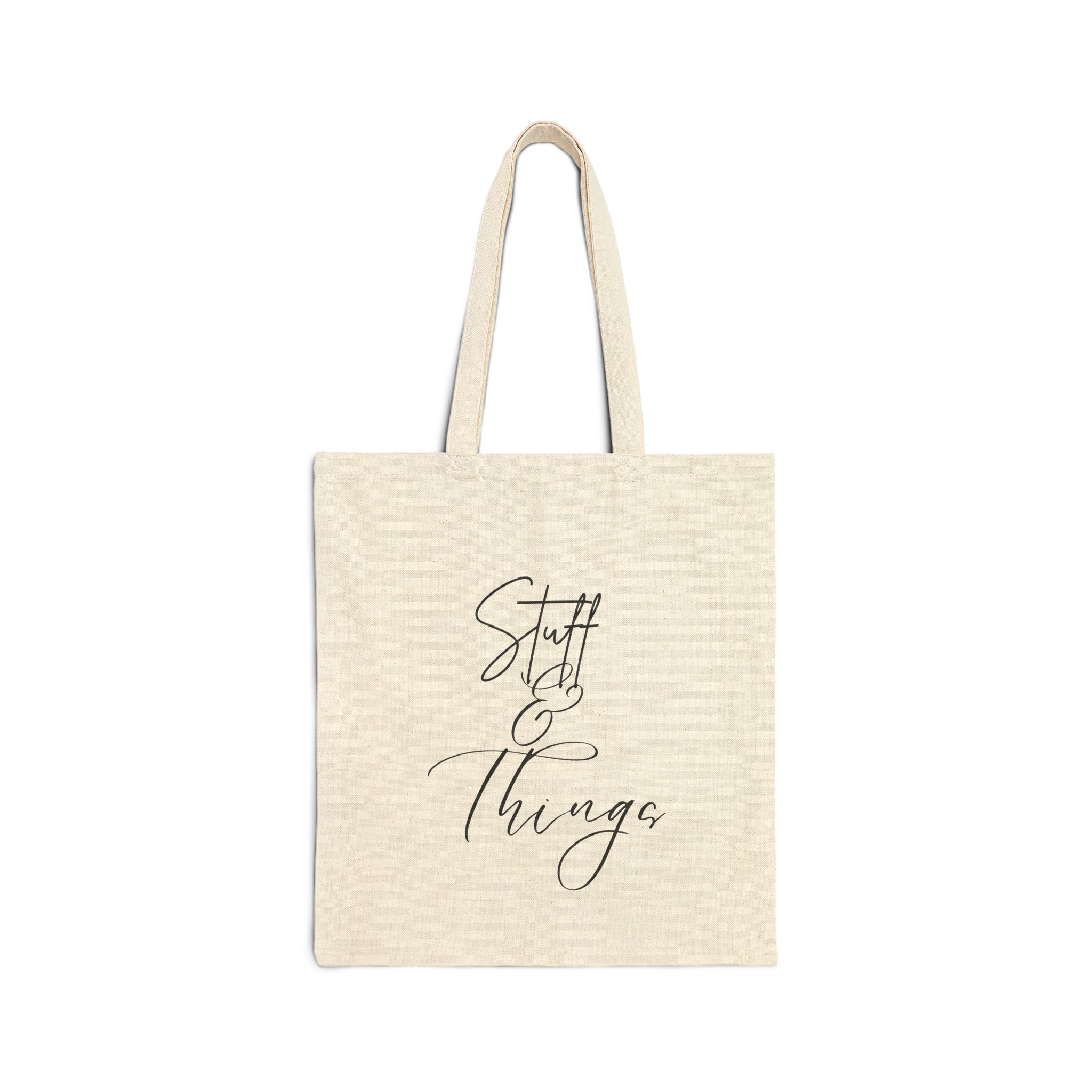 Cotton Canvas Tote Bag, Minimalist Bag, Eco-Friendly Tote, Reusable Shopper, Gift for Her, Perfect for Everyday Use - Image 3