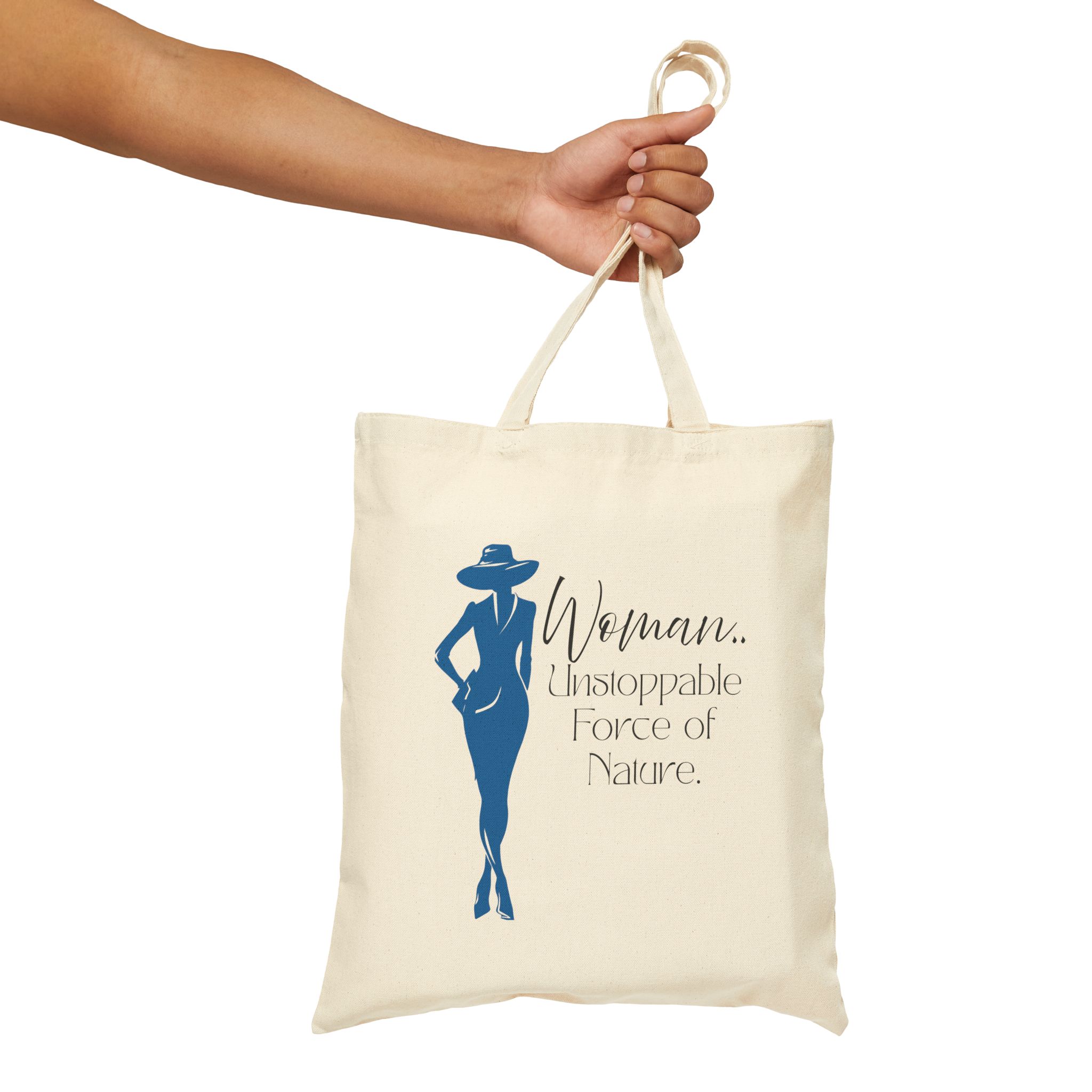 Empowering Woman Tote Bag | Reusable Grocery Bag, Stylish Tote, Gift for Her, Eco-Friendly Bag, Inspirational Design - Image 5