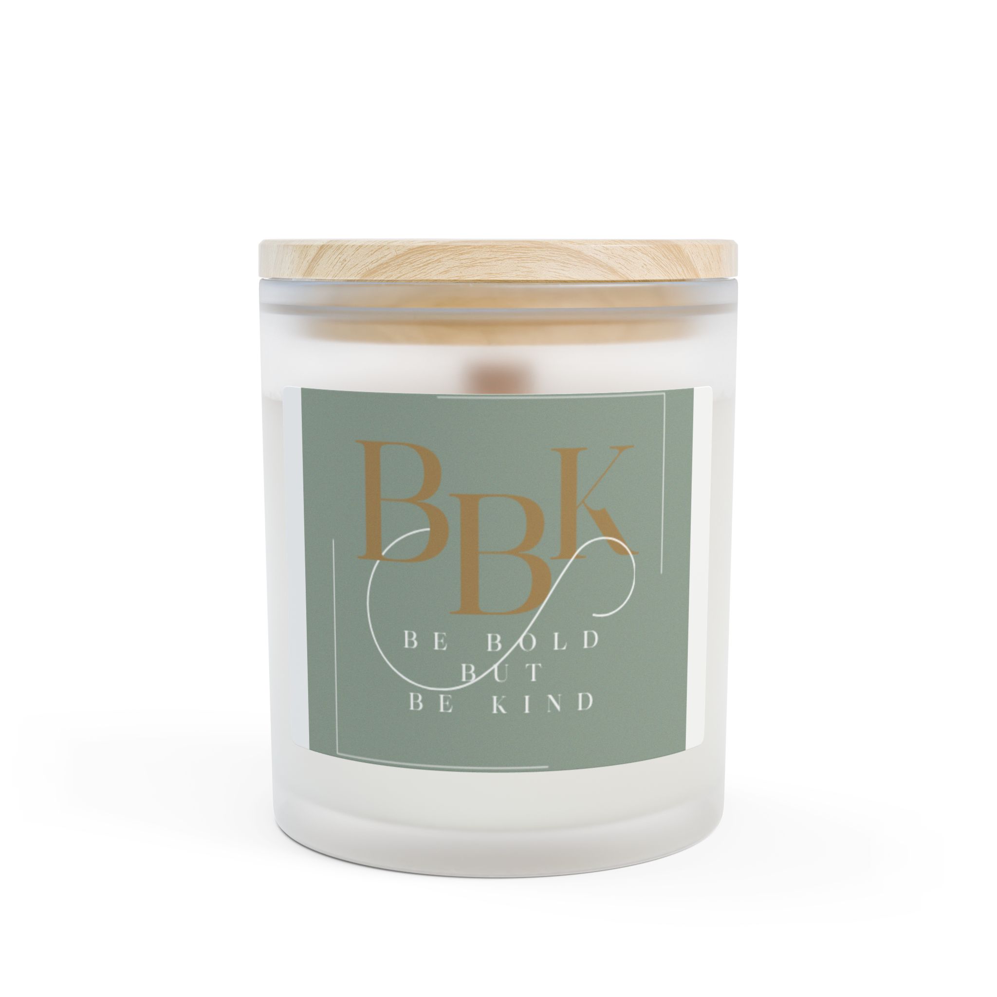 Elegant Frosted Glass Candle - Be Bold But Be Kind - Unwind, Gift, Home Decor, Aromatherapy, Meditation - Image 25
