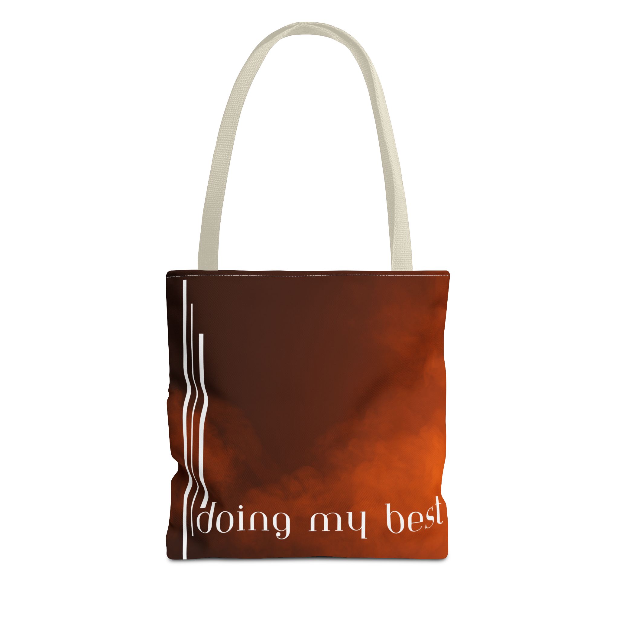 Bohemian Tote Bag - 'Doing My Best' All-Over Print | Eco-Friendly Fashion, Gift for Students, Daily Use, Boho Style, Motivational Bag - Image 48