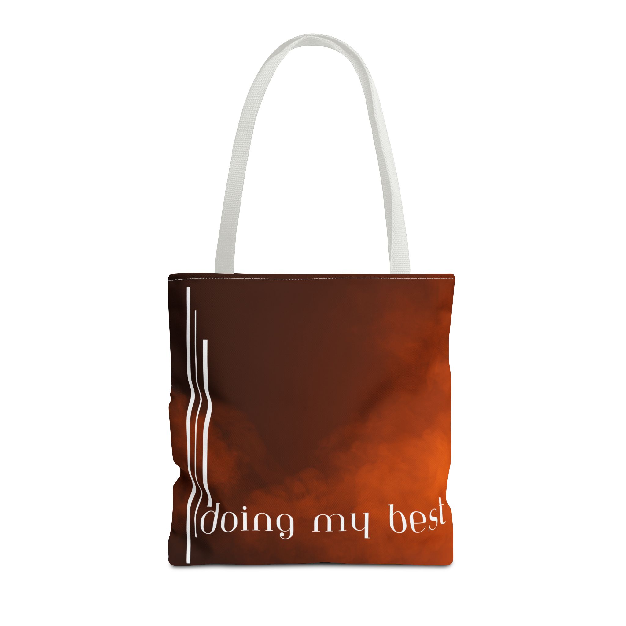 Bohemian Tote Bag - 'Doing My Best' All-Over Print | Eco-Friendly Fashion, Gift for Students, Daily Use, Boho Style, Motivational Bag - Image 9