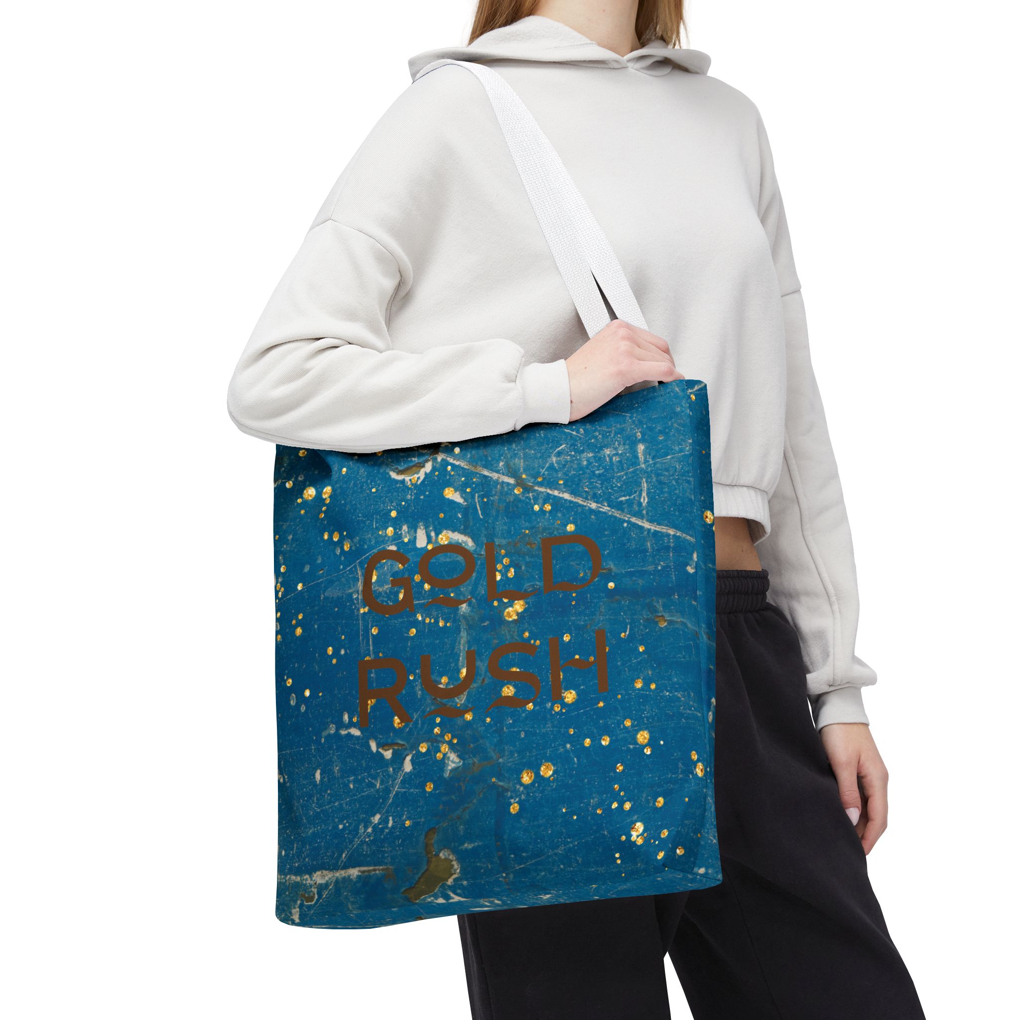 Stylish Tote Bag - Gold Rush Design | Eco-Friendly Shopping, Beach Bag, Chic Handbag, Gift Idea, Statement Accessory - Image 23