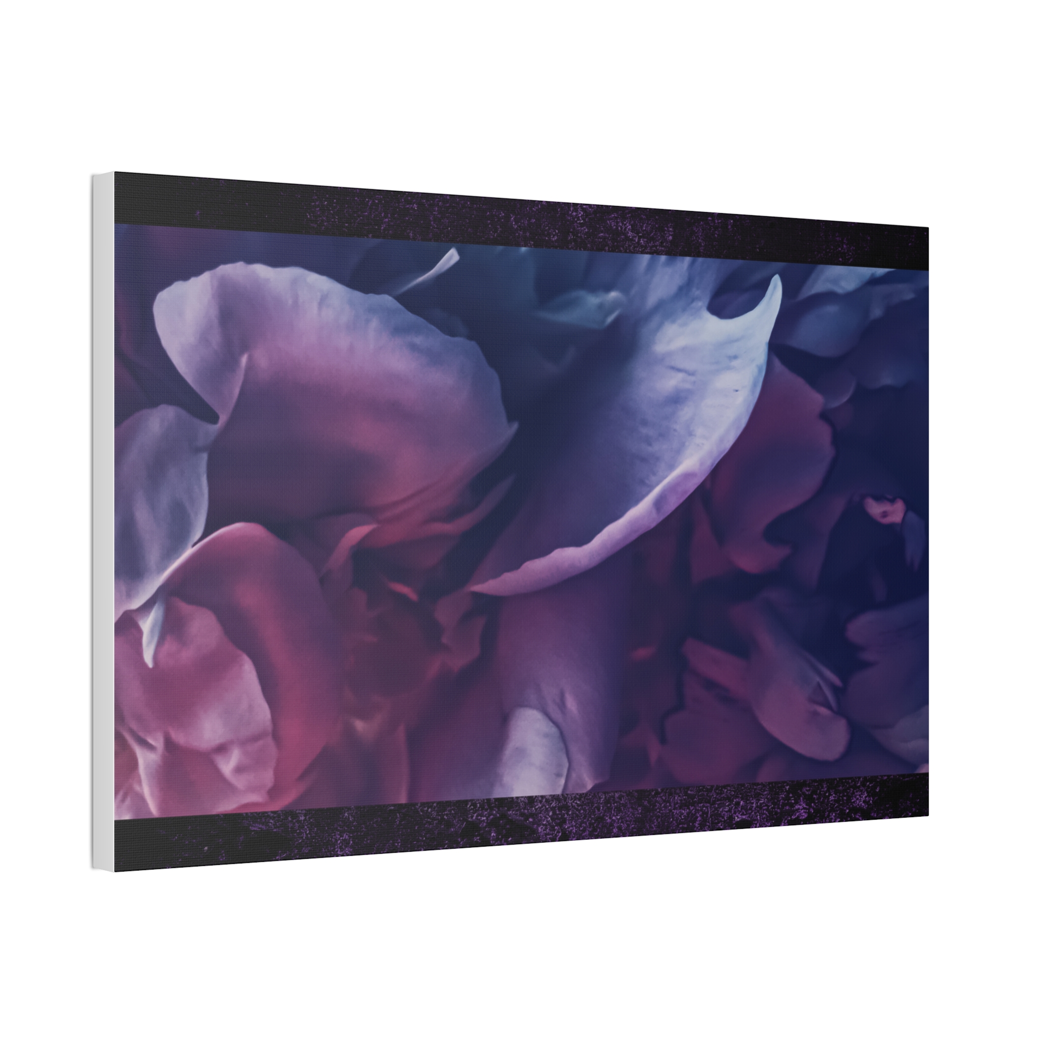 Canvas Wall Art - Floral Abstract Design, Home Decor, Modern Art, Gifts for Her, Bedroom Wall Hanging - Image 2