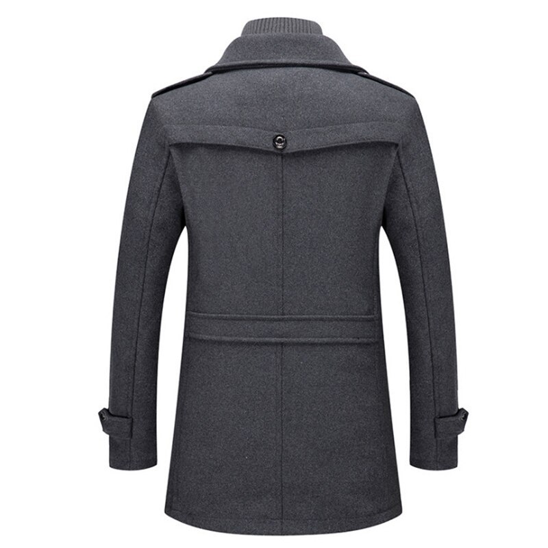 Cold-resistant plus cotton woolen men's jacket - Image 5