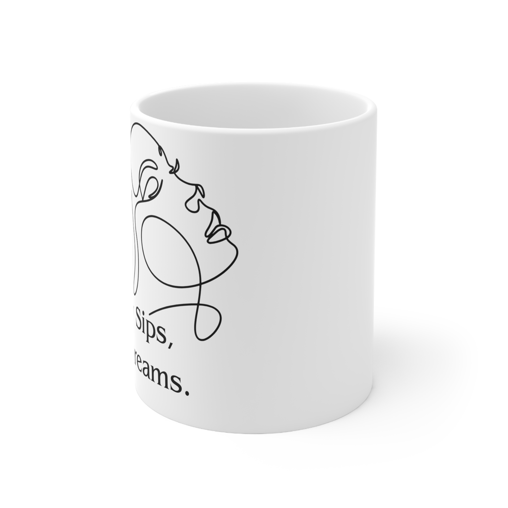 Ceramic Coffee Cup with Inspirational Quote, Perfect for Gifts, Home, Art Lovers, and Daily Motivation, 11oz, 15oz - Image 2