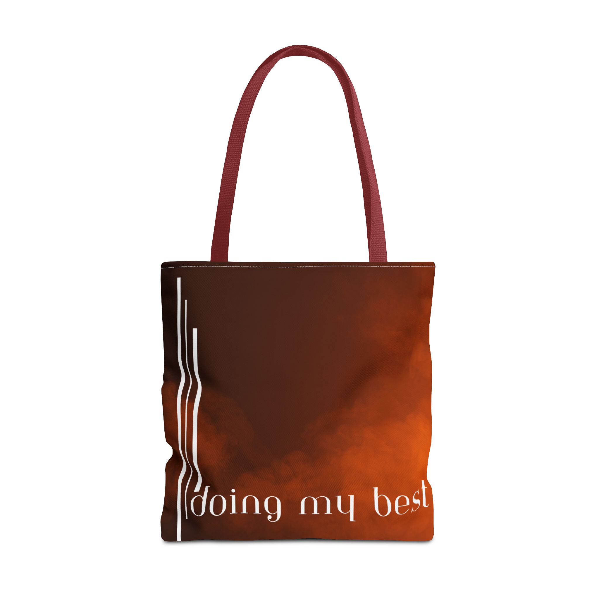 Bohemian Tote Bag - 'Doing My Best' All-Over Print | Eco-Friendly Fashion, Gift for Students, Daily Use, Boho Style, Motivational Bag - Image 36