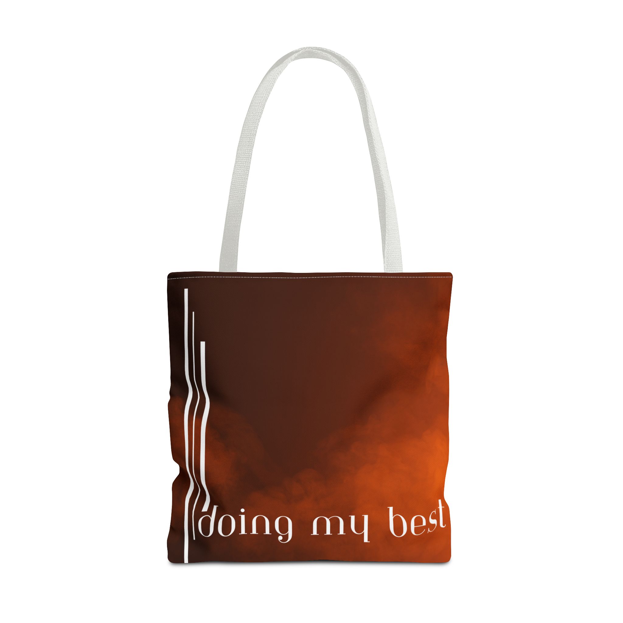 Bohemian Tote Bag - 'Doing My Best' All-Over Print | Eco-Friendly Fashion, Gift for Students, Daily Use, Boho Style, Motivational Bag - Image 44