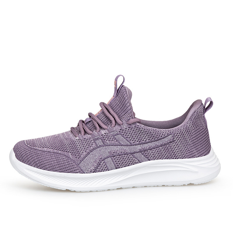 Fly-knit Soft Bottom Non-slip Sneakers for Women - Image 5