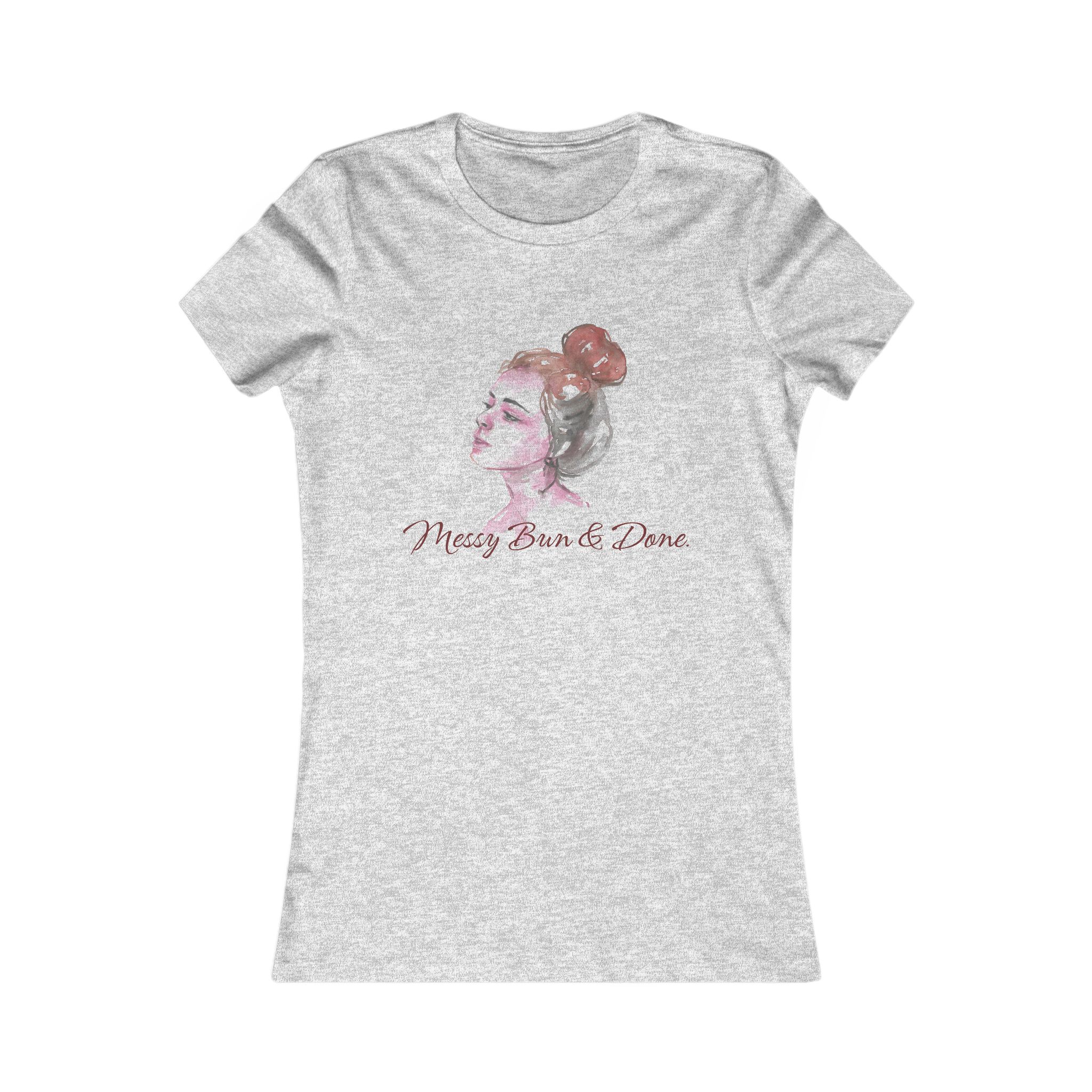 Messy Bun & Done Women's Tee, Casual Shirt for Busy Women, Gift for Mothers, Relaxed Fit Top, Everyday Wear, Cute Graphic Tee, T-Shirt for Women - Image 6