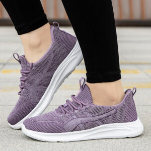 Fly-knit Soft Bottom Non-slip Sneakers for Women