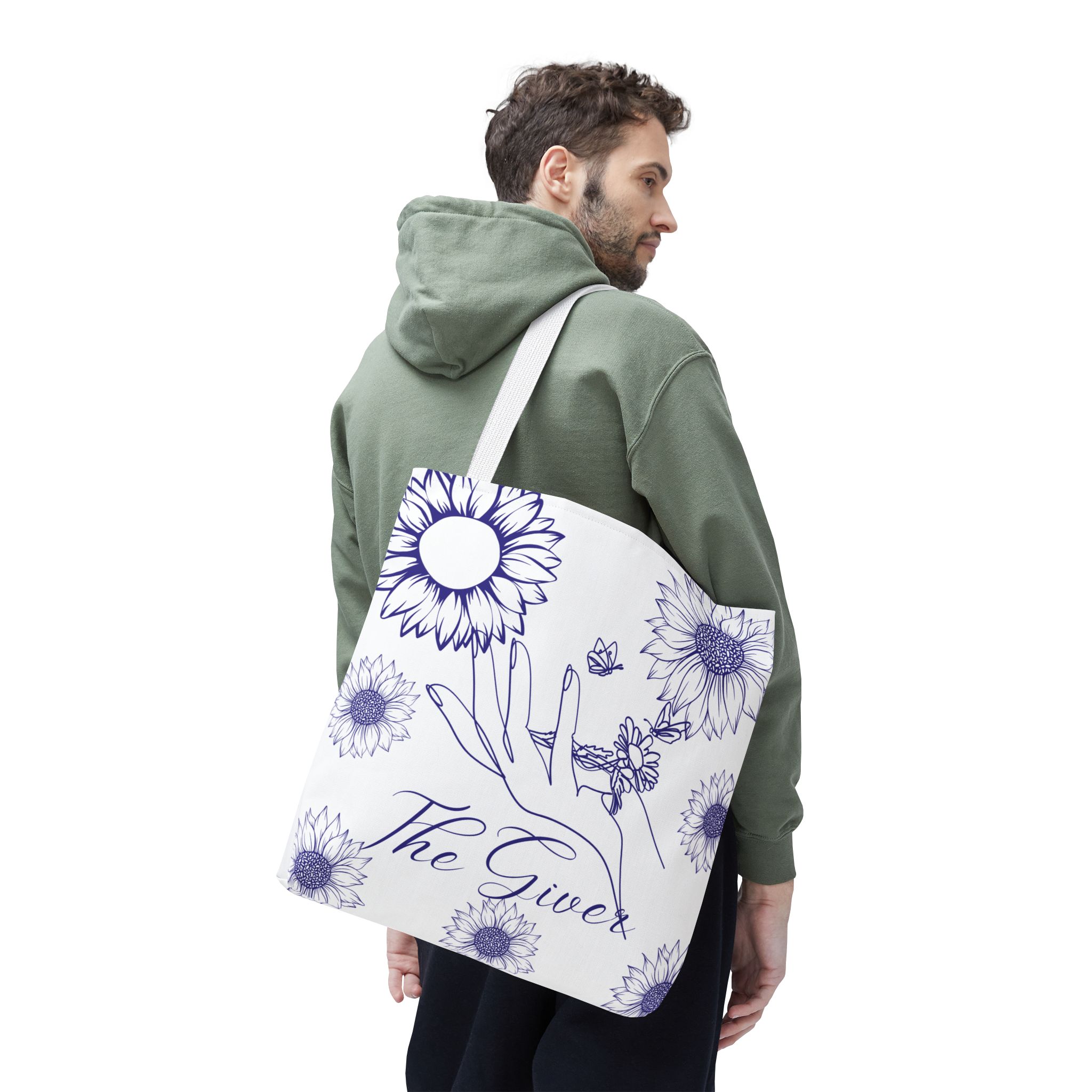 Charming Floral Tote Bag, Eco-Friendly Shopping Bag, Beach Tote, Gift for Her, Sunflower Handbag - Image 10