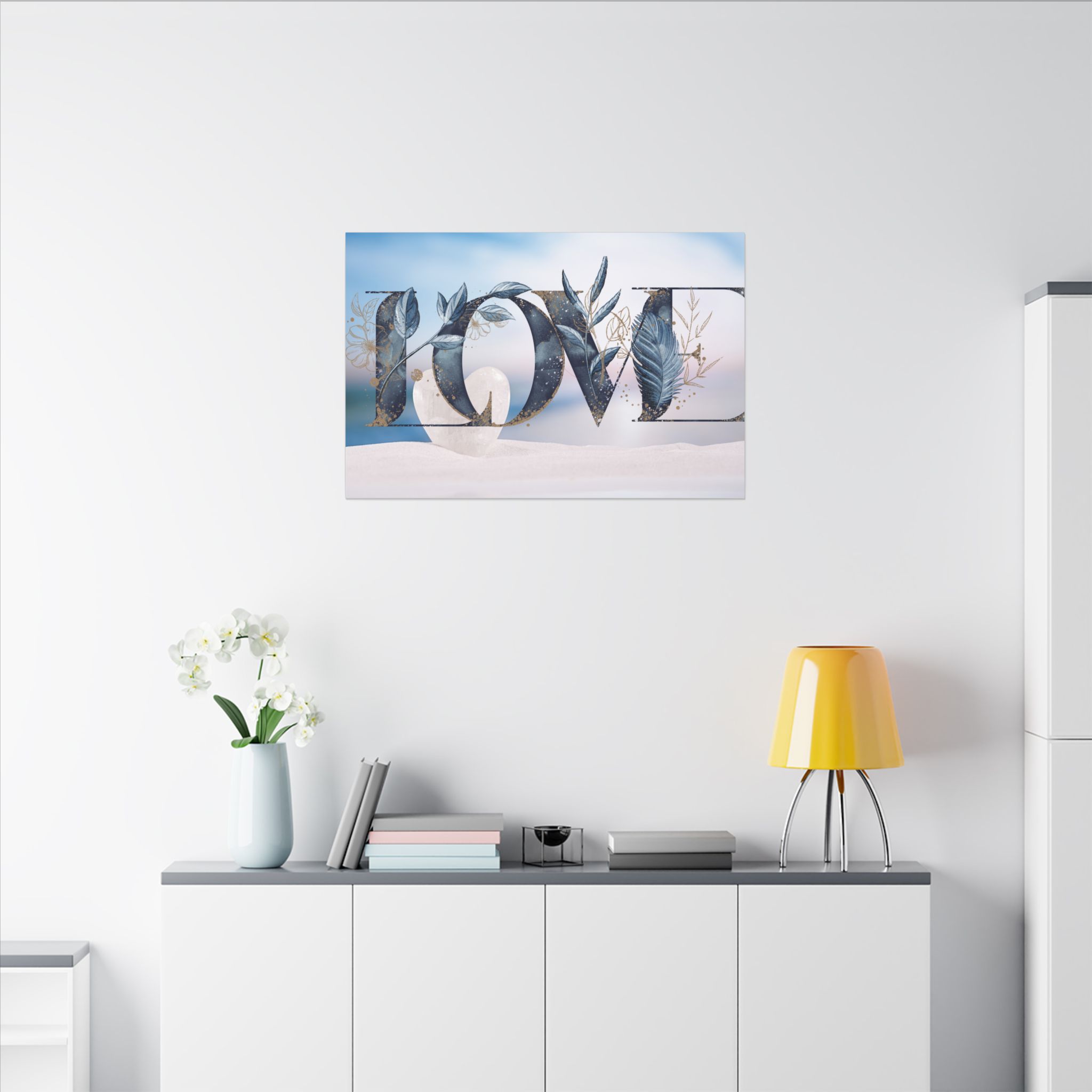 Love Canvas Art Print, Wall Decor, Home Decoration, Wedding Gift, Romantic Art, Inspirational Wall Art, Nature-Inspired Design - Image 4