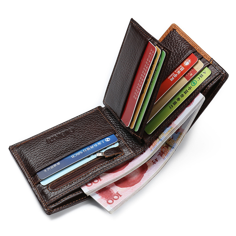 Personality stitching men's wallet - Image 6