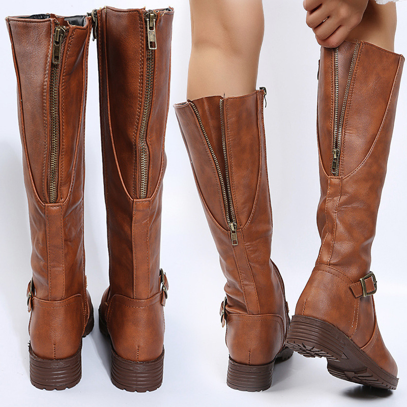 European And American Style Knight High Boots for Women - Image 5