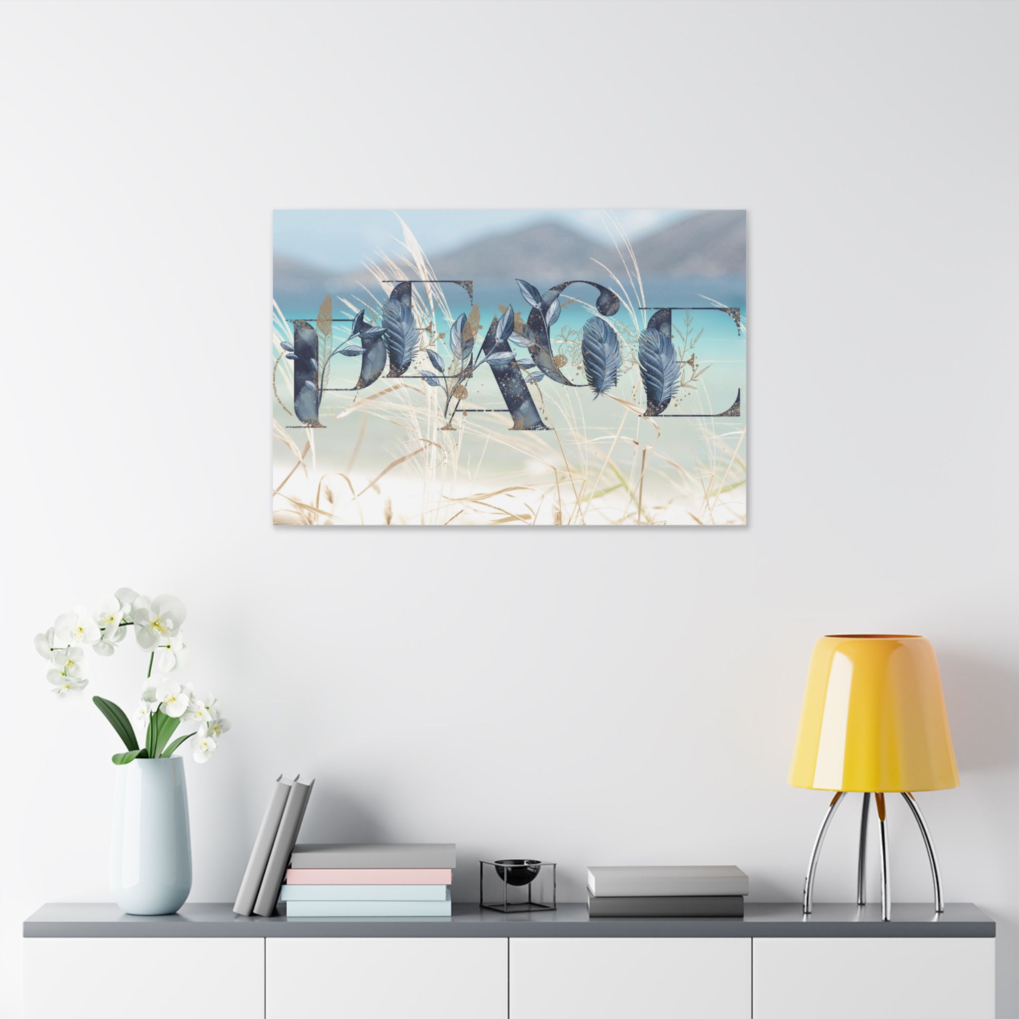 Peaceful Beach Canvas Art, Serenity Wall Decor, Coastal Home Design, Tranquil Gift, Beach House Wall Art - Image 3