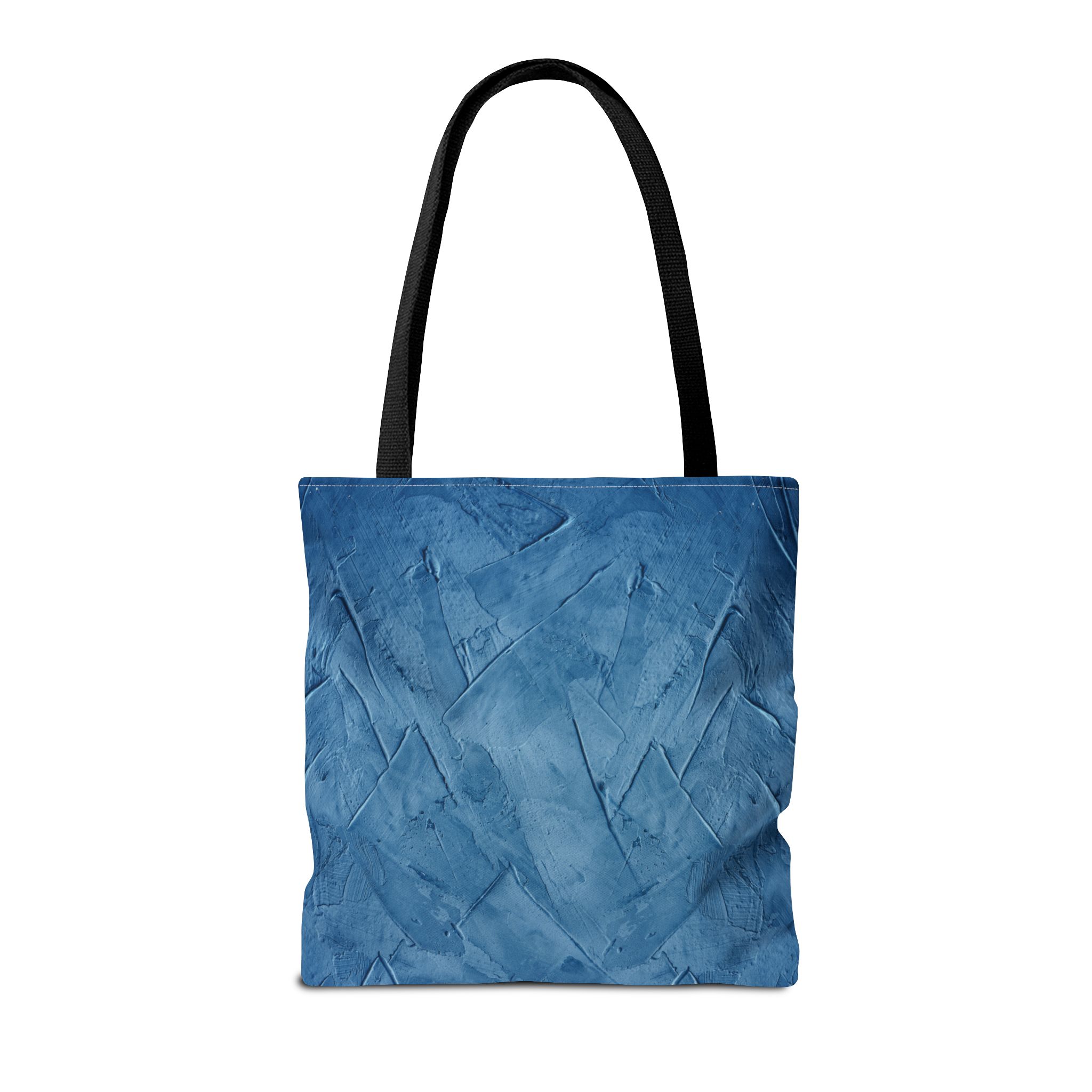 Chic Blue Tote Bag - "Shopping Heals the Blues" Inspirational Quote, Stylish Shopping Tote, Reusable Canvas Bag, Everyday Carry-All - Image 6