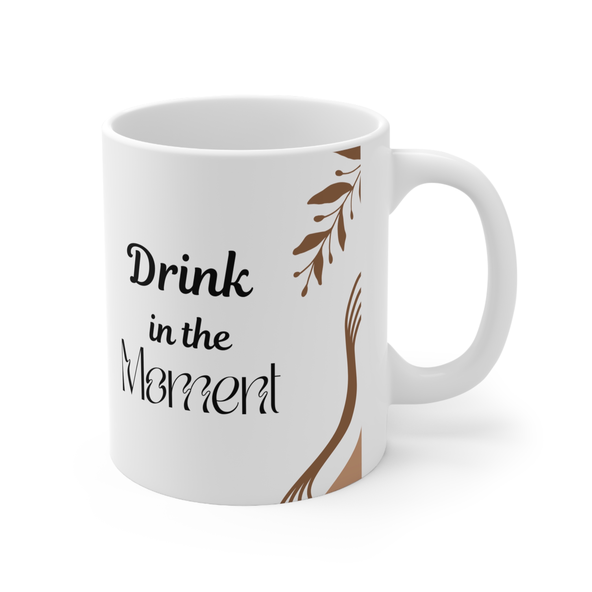 Ceramic Coffee Mug Set, Cozy Home Decor, Unique Gift for Coffee Lovers, Coffee Lover's Mug, Boho Mug, Hand-Drawn Design - Image 4