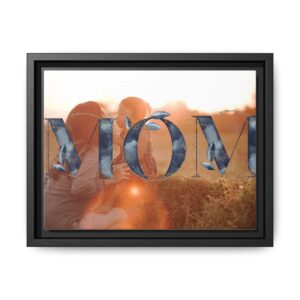 Framed Canvas Art for Mom, Personalized Gift, Home Decor, Gift for Mom, Family Wall Art, Unique Present