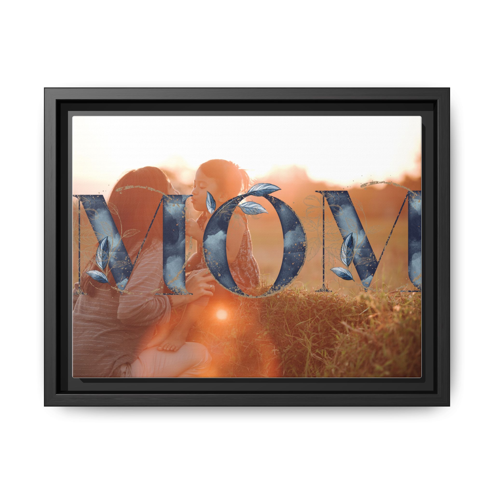 Framed Canvas Art for Mom, Personalized Gift, Home Decor, Gift for Mom, Family Wall Art, Unique Present
