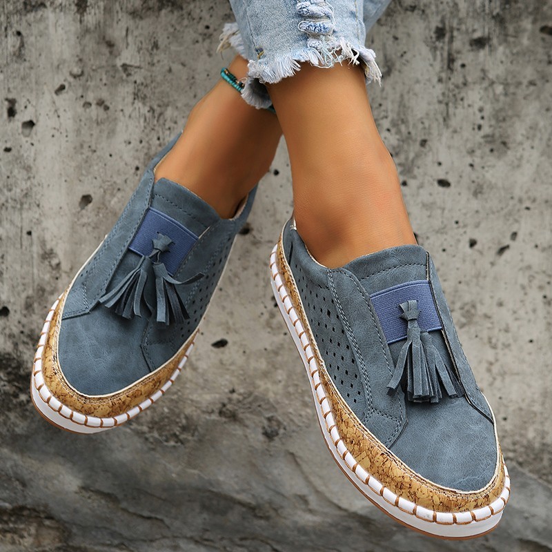 Tassel Flats Cozy Loafers for Women