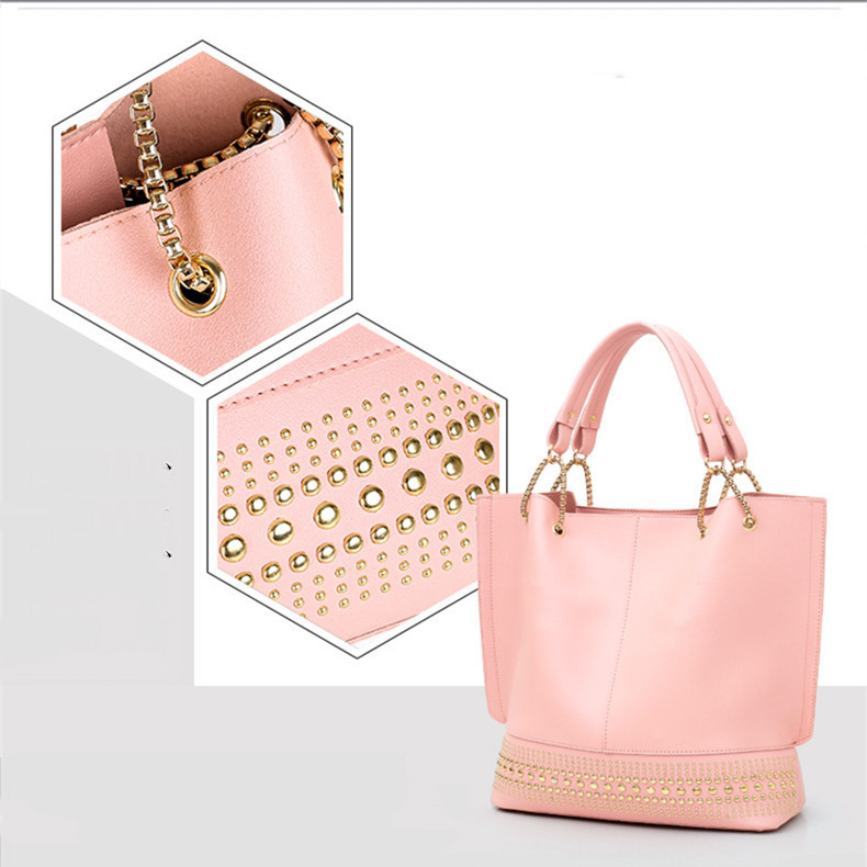 Three-piece Shoulder Handbag Messenger Bag - Image 8