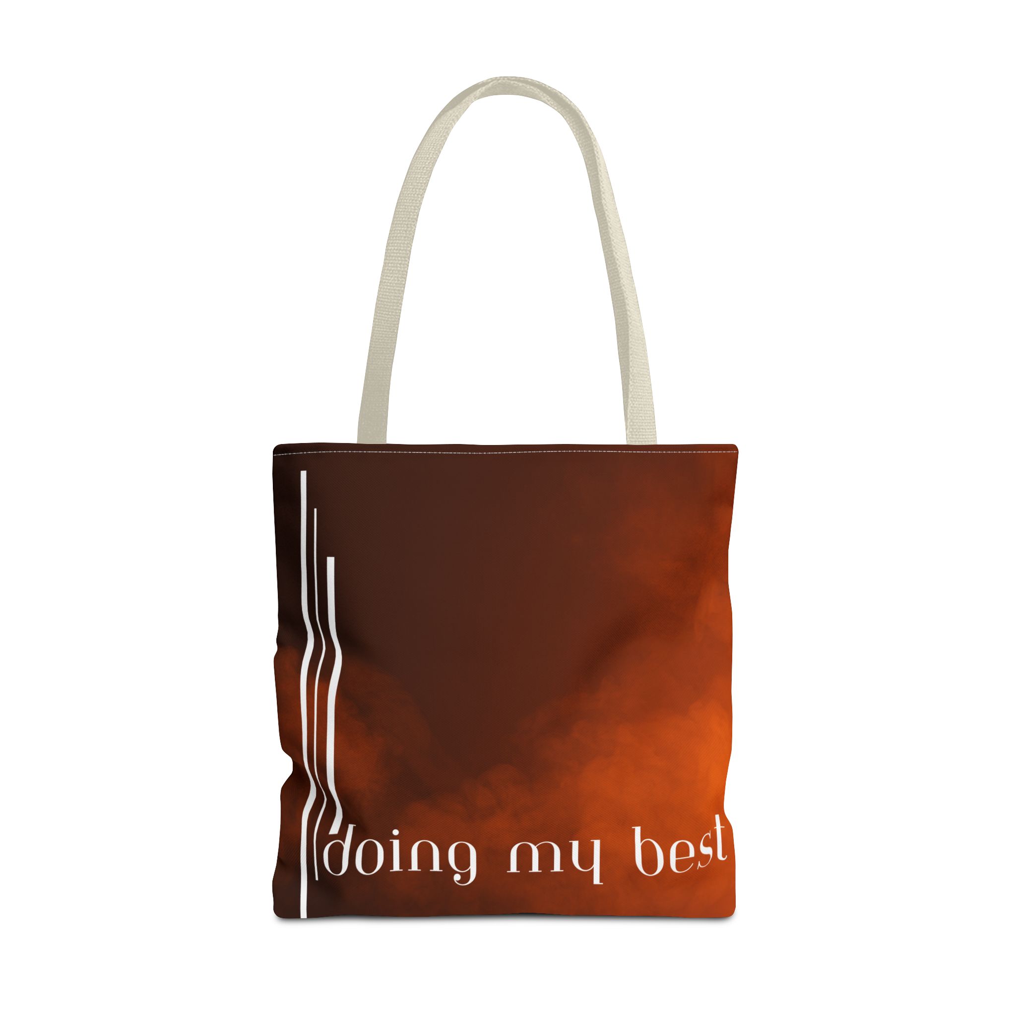 Bohemian Tote Bag - 'Doing My Best' All-Over Print | Eco-Friendly Fashion, Gift for Students, Daily Use, Boho Style, Motivational Bag - Image 52