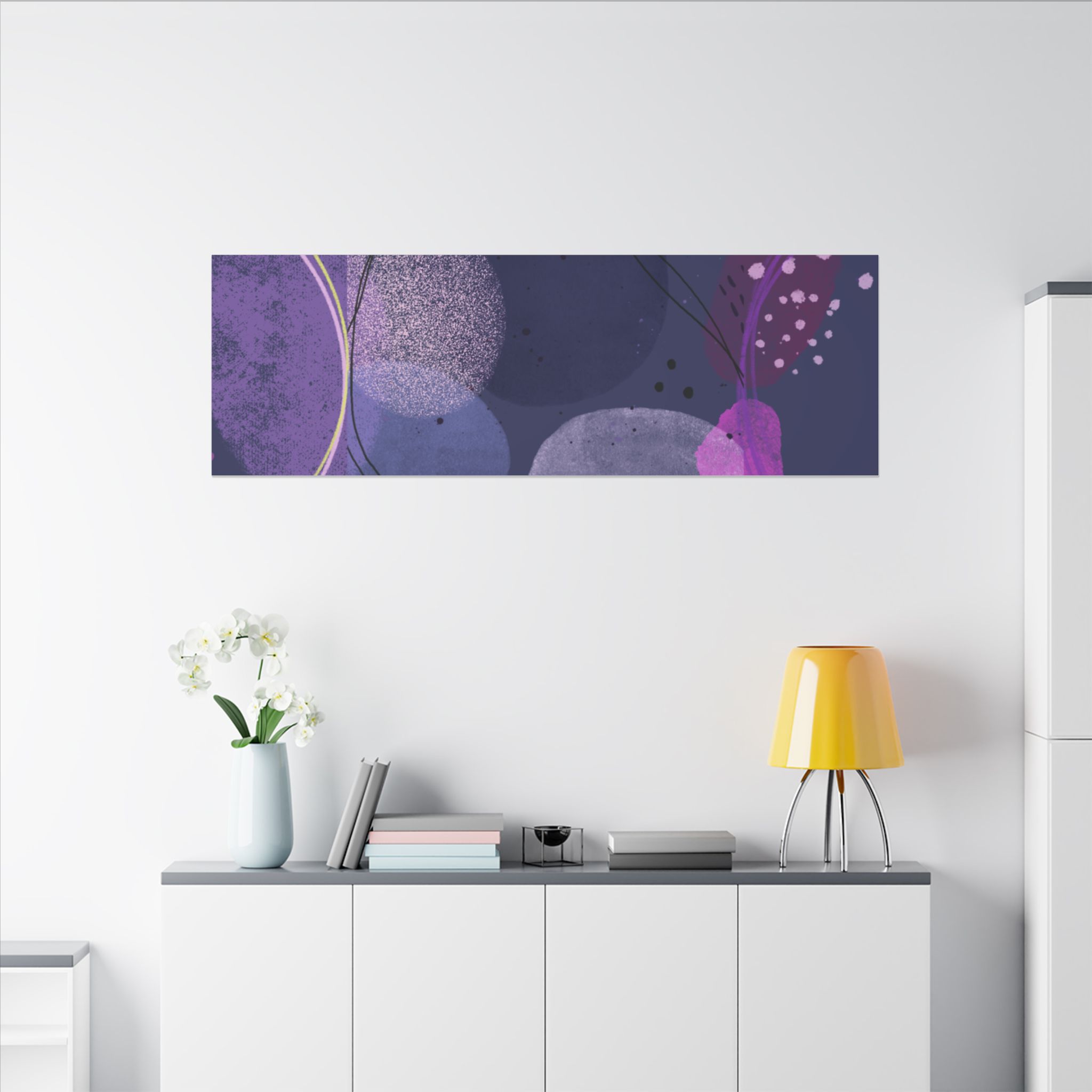 Vibrant Abstract Canvas Wall Art, Modern Home Decor, Colorful Abstract Wall Hanging, Housewarming Gift, Art for Living Room - Image 4