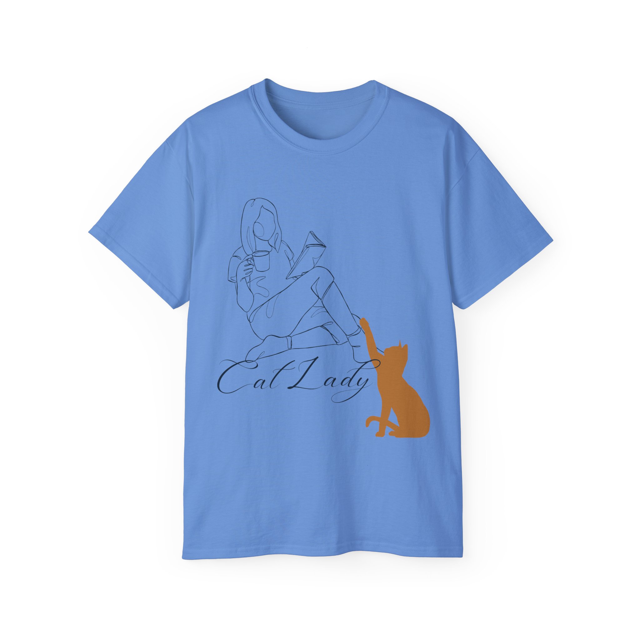 Cat Lady Ultra Cotton Tee, Cat Lover Gift, Pet Owner's Shirt, Unique Casual Tee, Gift for Her, Cute Animal Tee, Animal Lover T-Shirt - Image 22