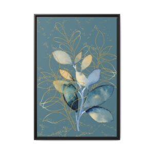 Multi-Color Matte Canvas Wall Art - Boho Decor for Home, Nature-Inspired Poster, Gift Idea for Housewarming, Minimalist Design