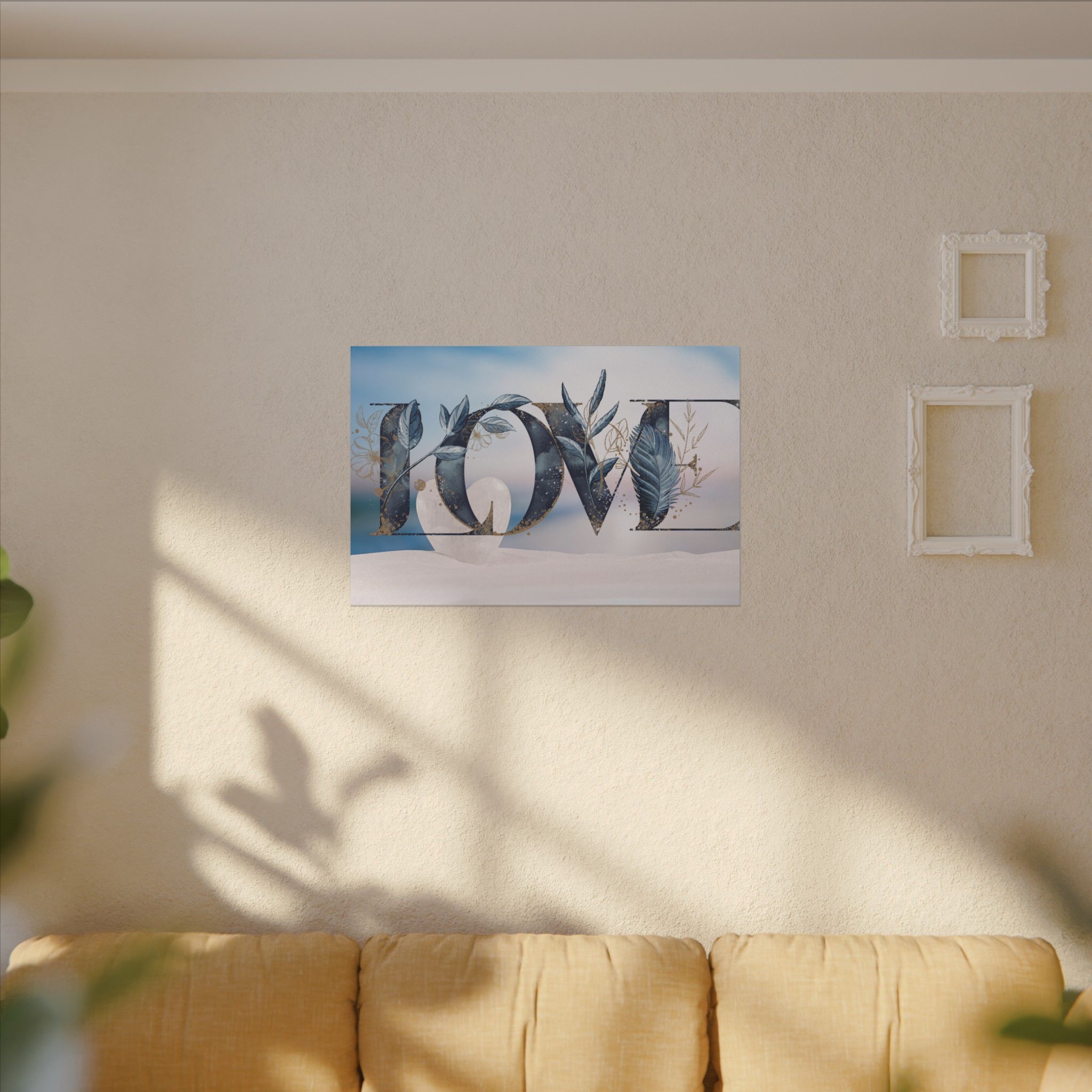 Love Canvas Art Print, Wall Decor, Home Decoration, Wedding Gift, Romantic Art, Inspirational Wall Art, Nature-Inspired Design - Image 3