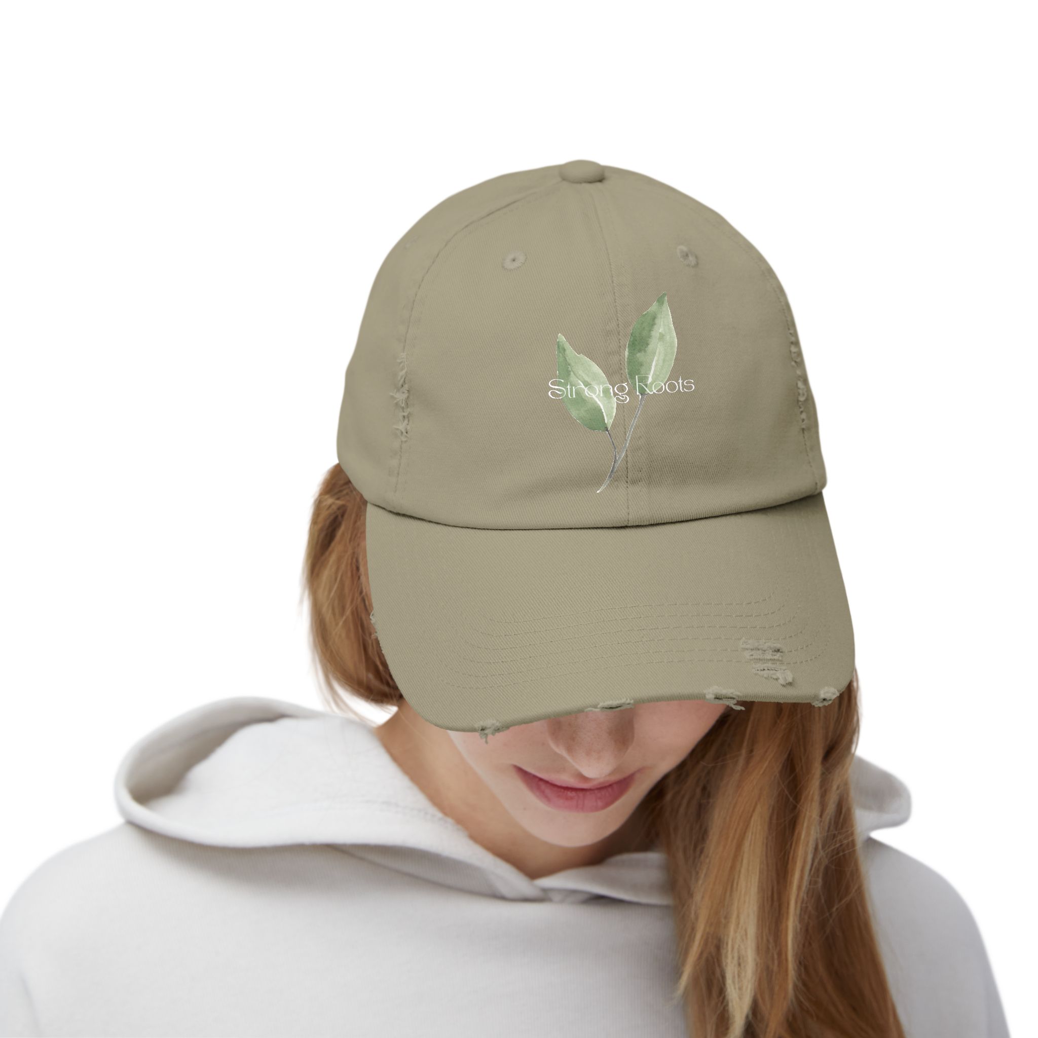 Distressed Cap with Leaf Design, Casual Hat, Trendy Headwear, Gifts for Nature Lovers, Summer Accessory, Outdoor Events - Image 16