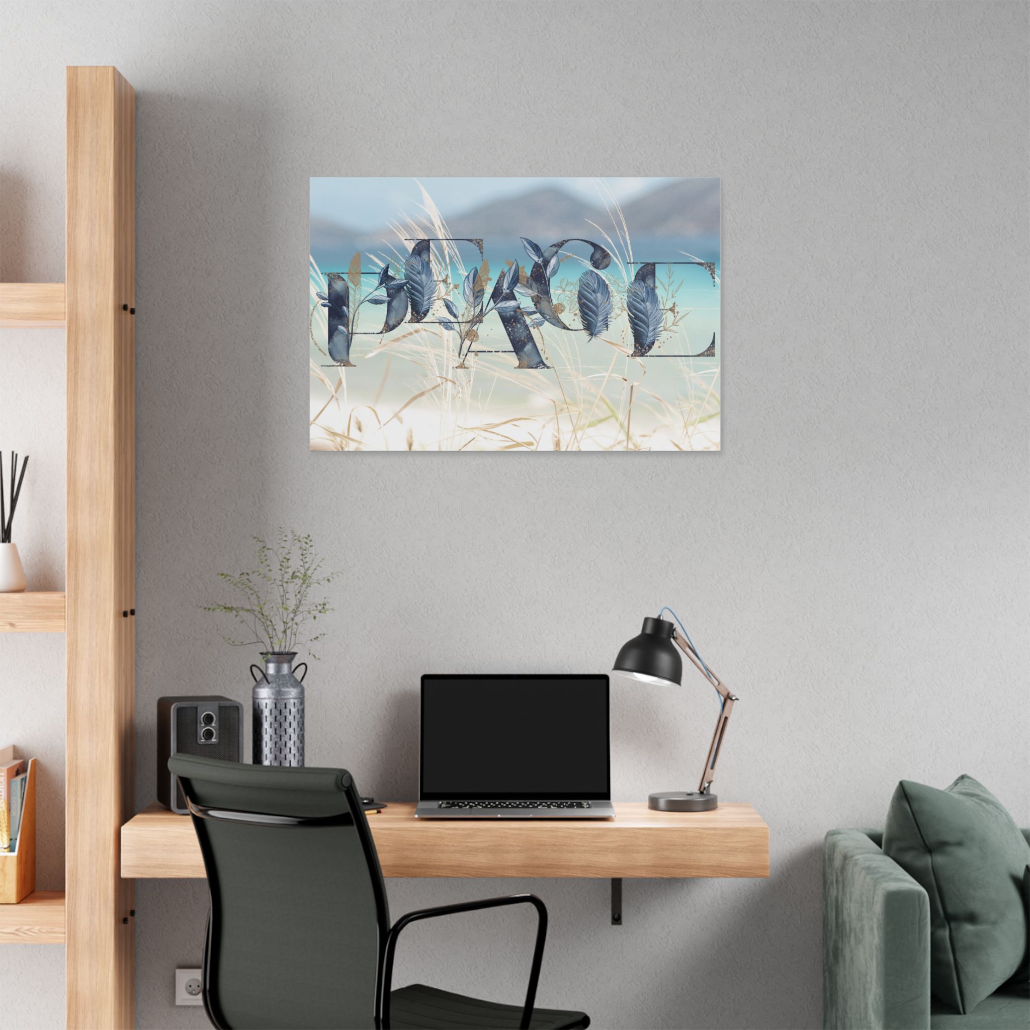 Peaceful Beach Canvas Art, Serenity Wall Decor, Coastal Home Design, Tranquil Gift, Beach House Wall Art - Image 4