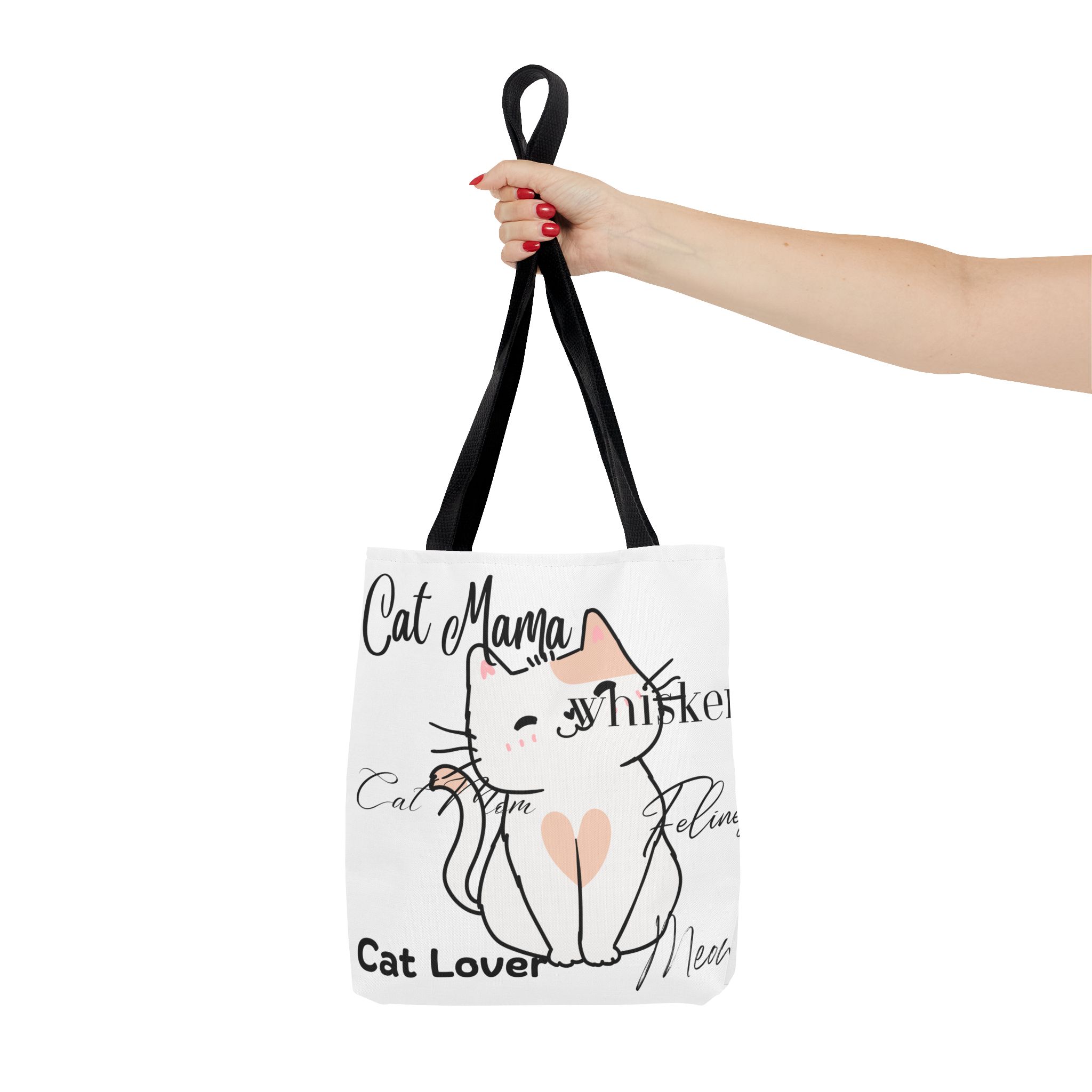 Cat Lover Tote Bag - Perfect Gift for Cat Moms, Animal Enthusiasts, Pet Lovers, Unique Cat-themed Accessory, Ideal for Everyday Use - Image 4