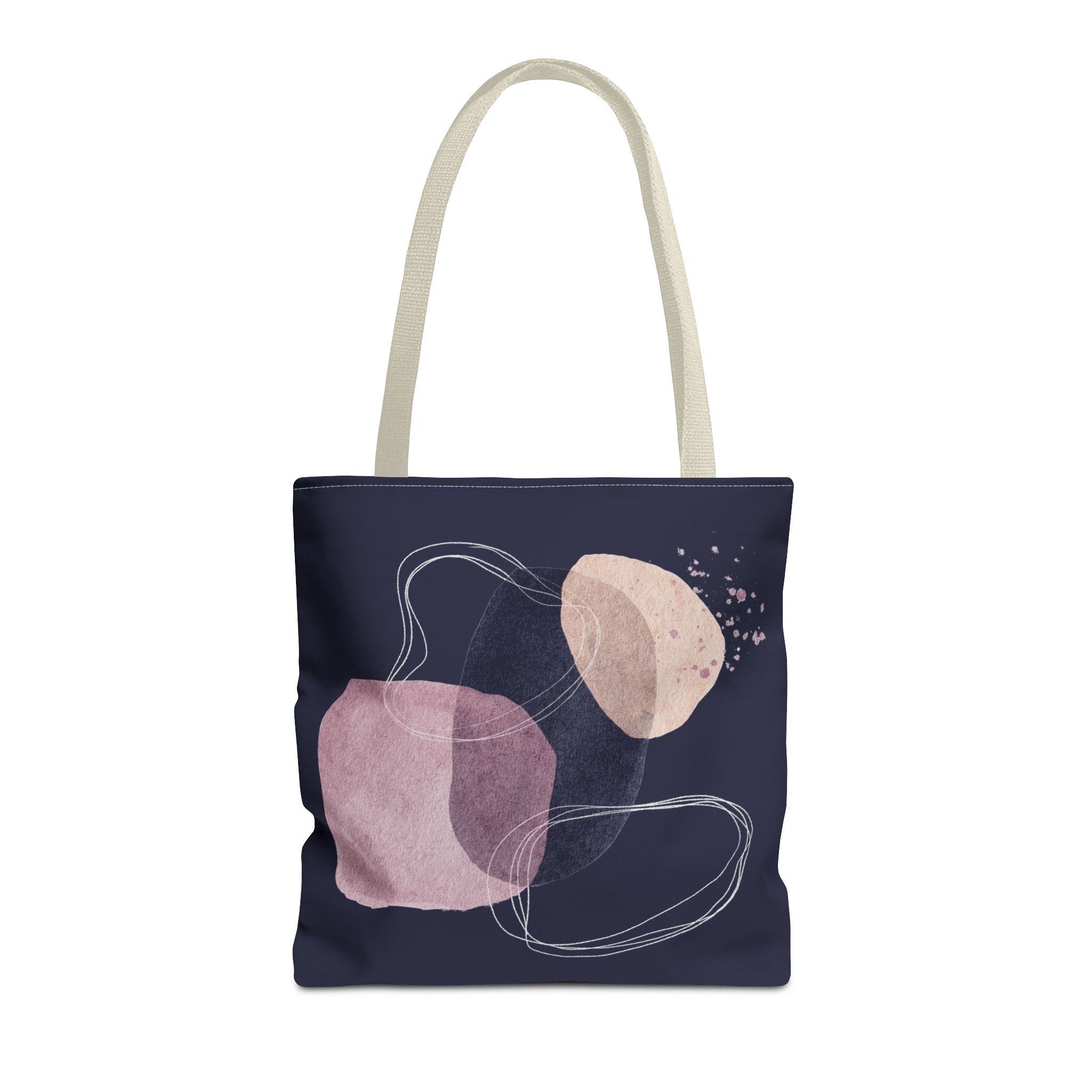 Chic Abstract Tote Bag for Everyday Use, Art Lover Gift, Stylish Shopping Bag, AOP Bag, Minimalist Canvas Tote - Image 31