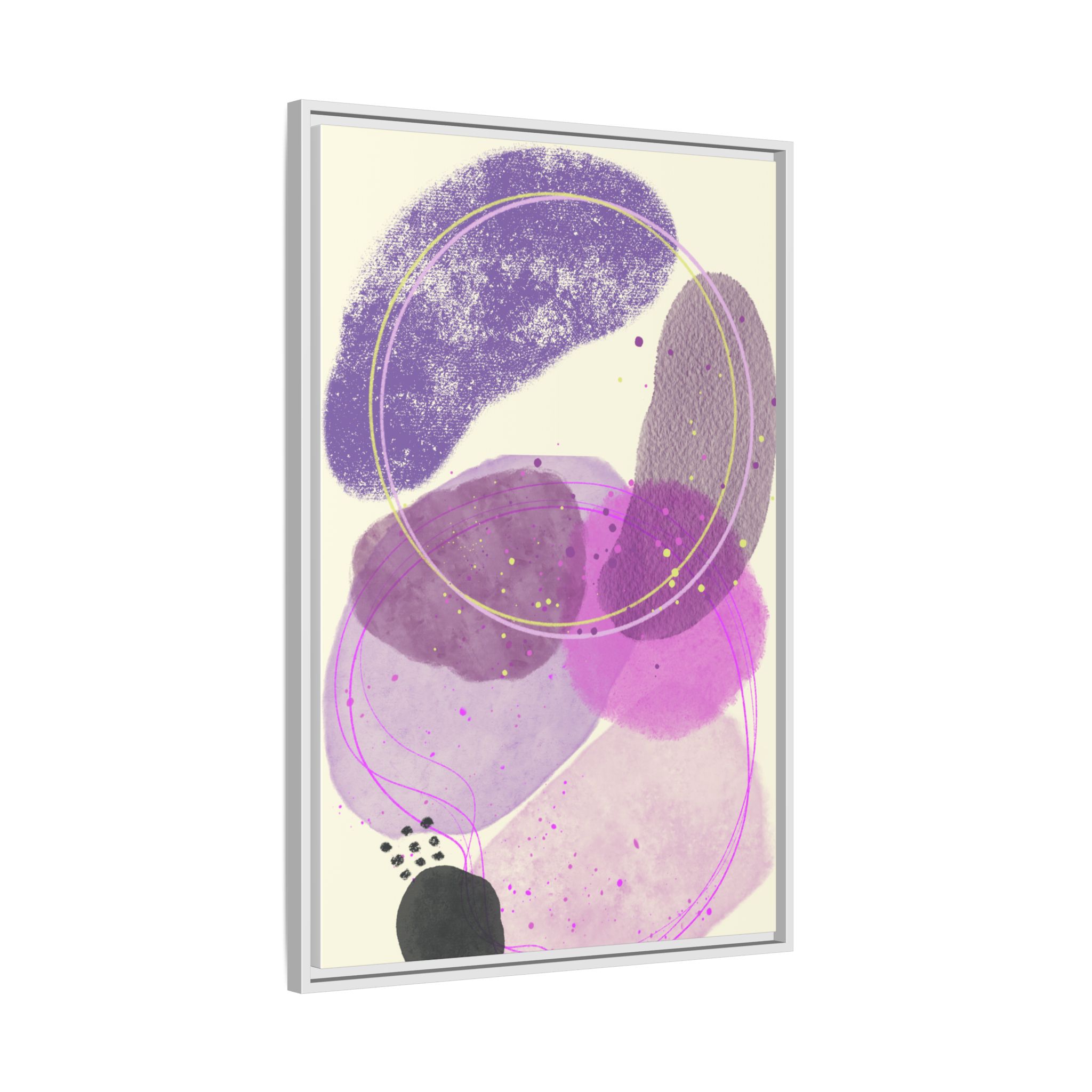 Framed Matte Canvas Art, Abstract Wall Decor, Boho Home Decoration, Stylish Gift for Art Lovers, Modern Living Room Accent - Image 10