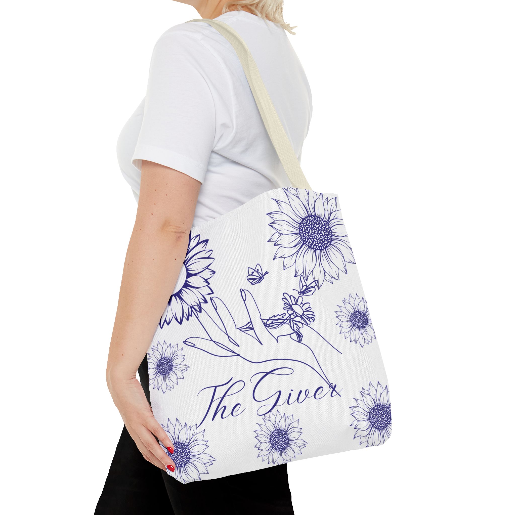Charming Floral Tote Bag, Eco-Friendly Shopping Bag, Beach Tote, Gift for Her, Sunflower Handbag - Image 19