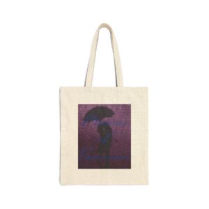 Mystery in the Rain Cotton Canvas Tote Bag - Perfect for Shopping, Travel, Book Lovers, Gifts, and Eco-Friendly Lifestyle