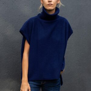 Women's Turtleneck Sleeveless Casual Fashion Sweater