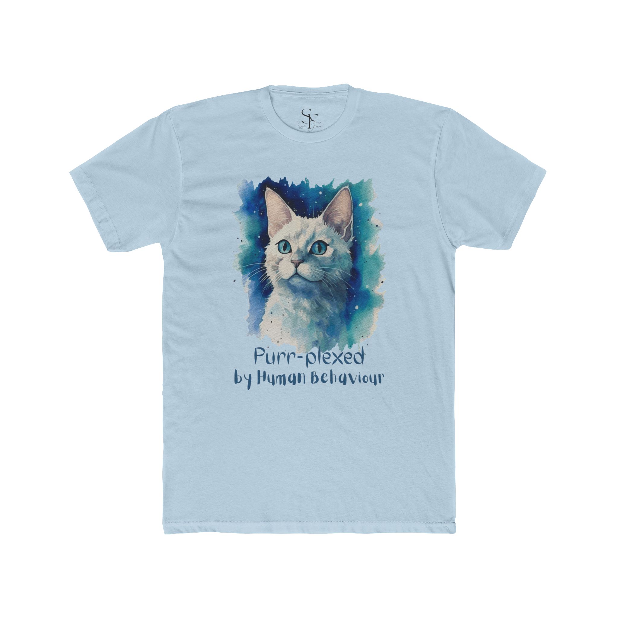 Purr-fectly Puzzled Cat Tee, Cat Lover Shirt, Gift for Pet Owners, Cozy Animal T-Shirt, Fun Cat Appreciation Tee - Image 19