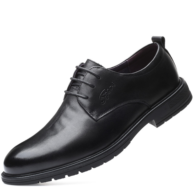 First Layer Cowhide New Formal Leather Shoes For Men - Image 7