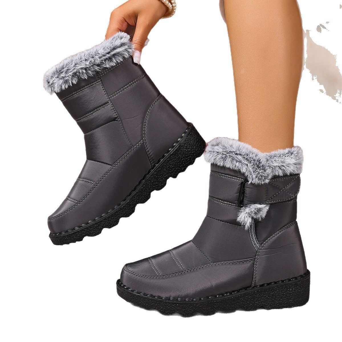 Women's Wear-resistant Comfortable Warm Snow Boots - Image 3