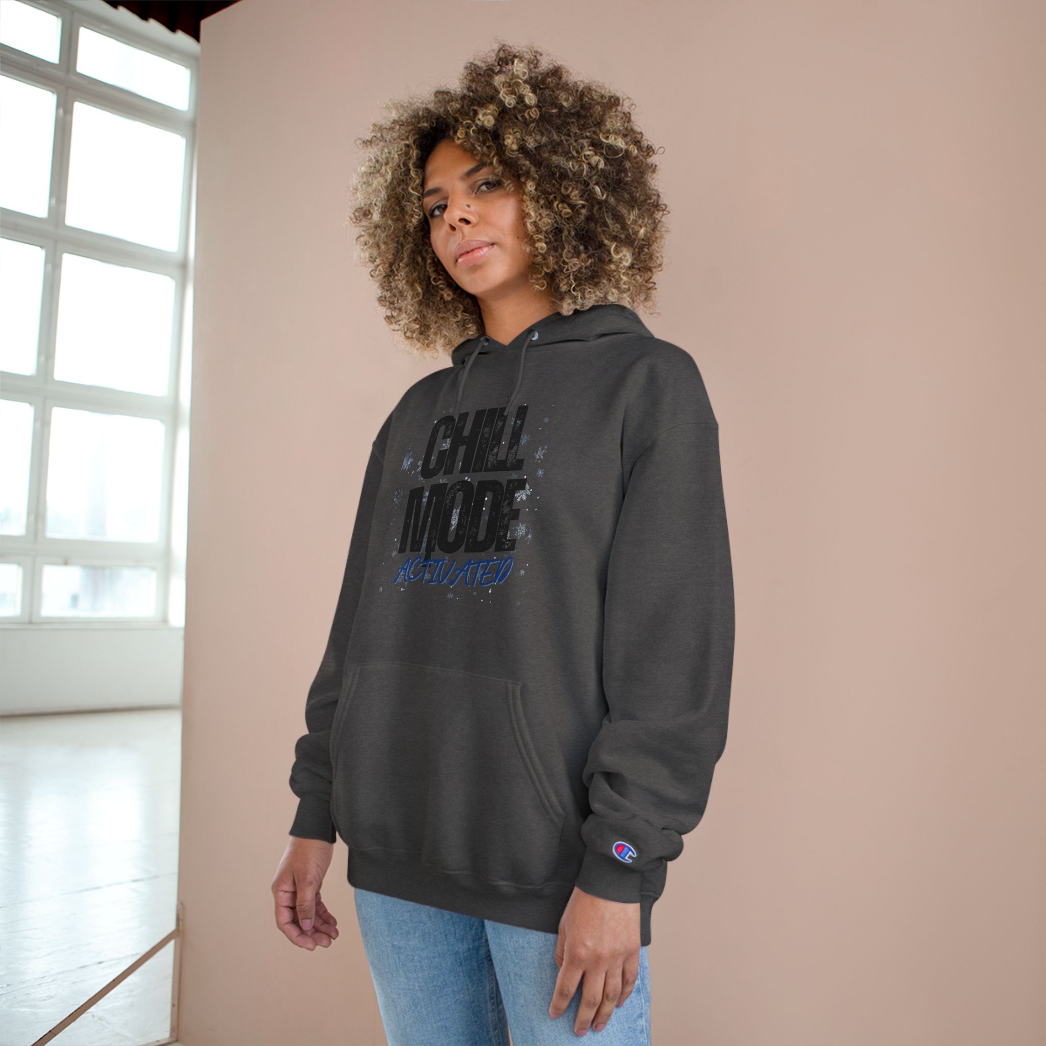 Chill Mode Activated Hoodie — Casual Cozy Champion Pullover - Image 16