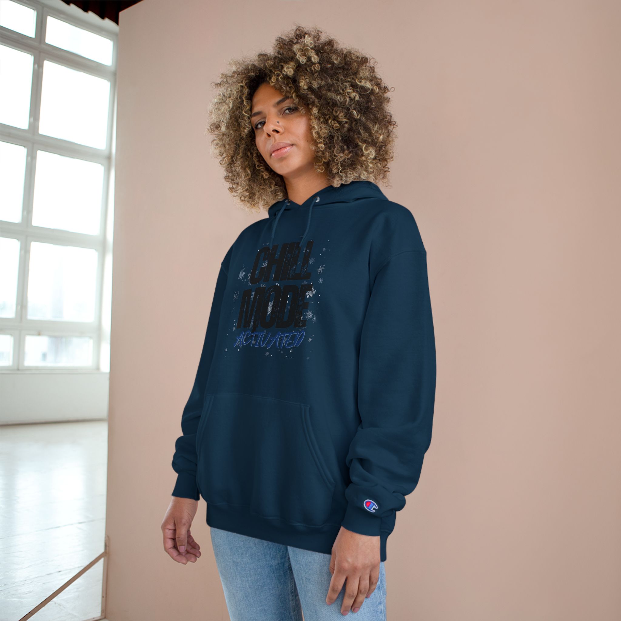 Chill Mode Activated Hoodie — Casual Cozy Champion Pullover - Image 4
