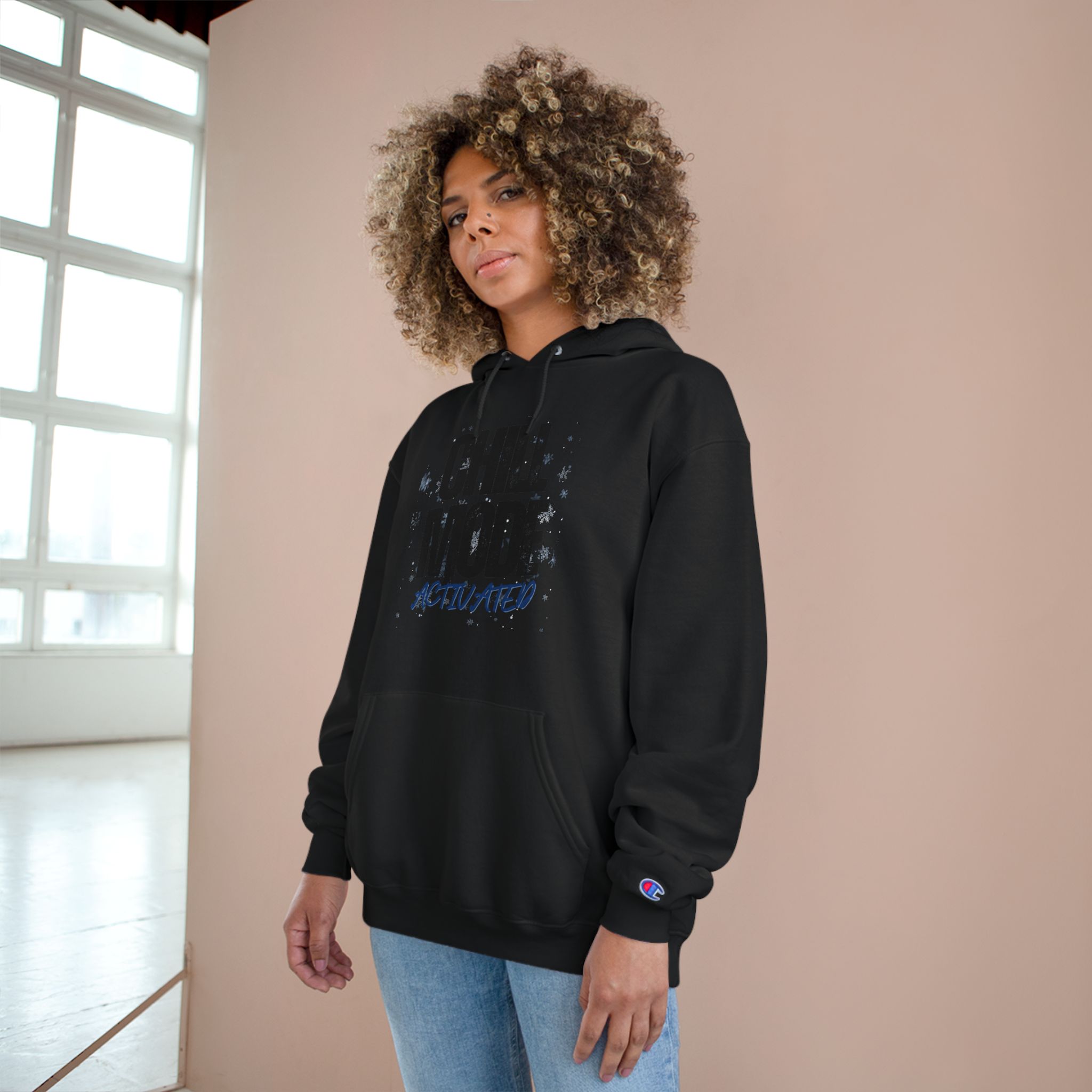 Chill Mode Activated Hoodie — Casual Cozy Champion Pullover - Image 24