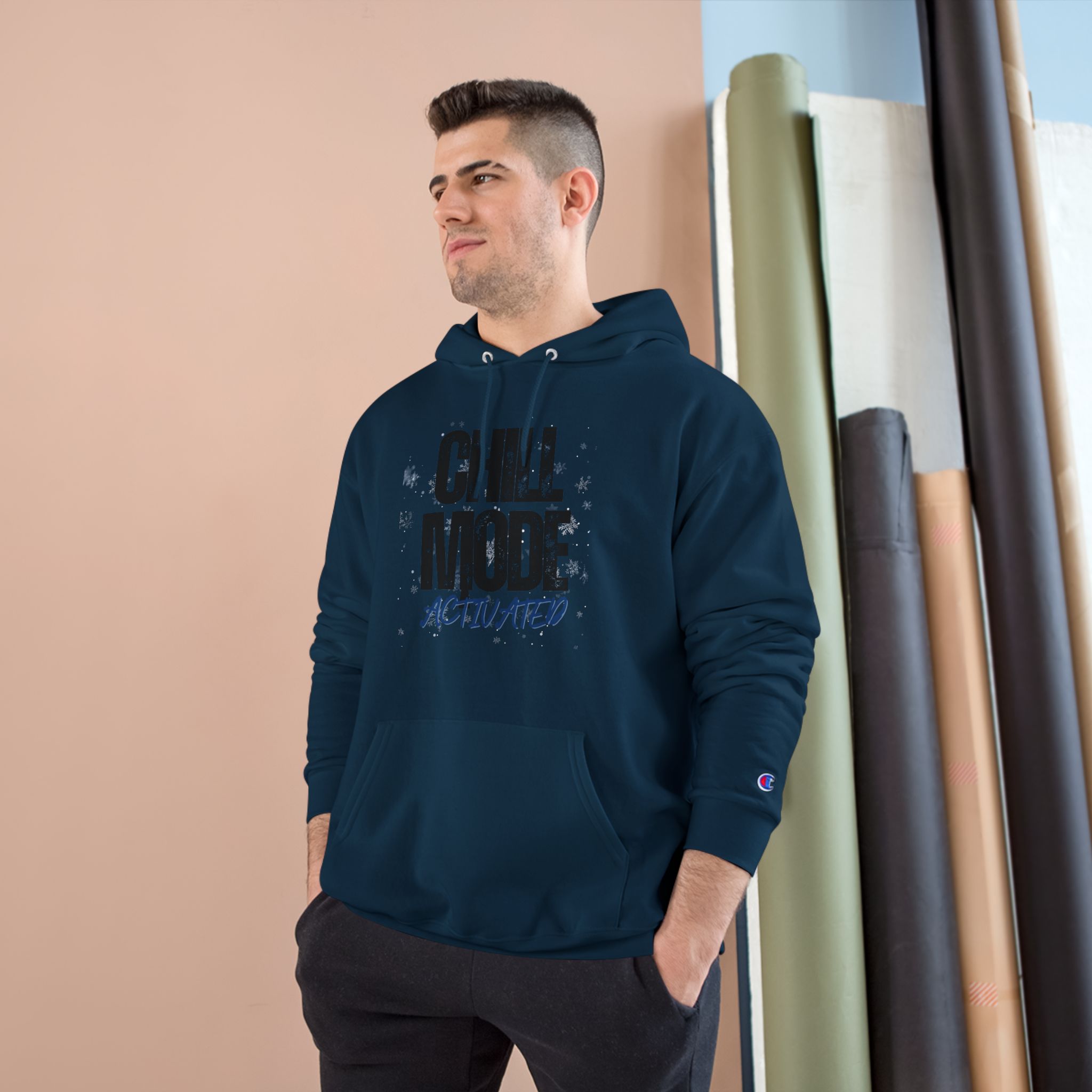 Chill Mode Activated Hoodie — Casual Cozy Champion Pullover